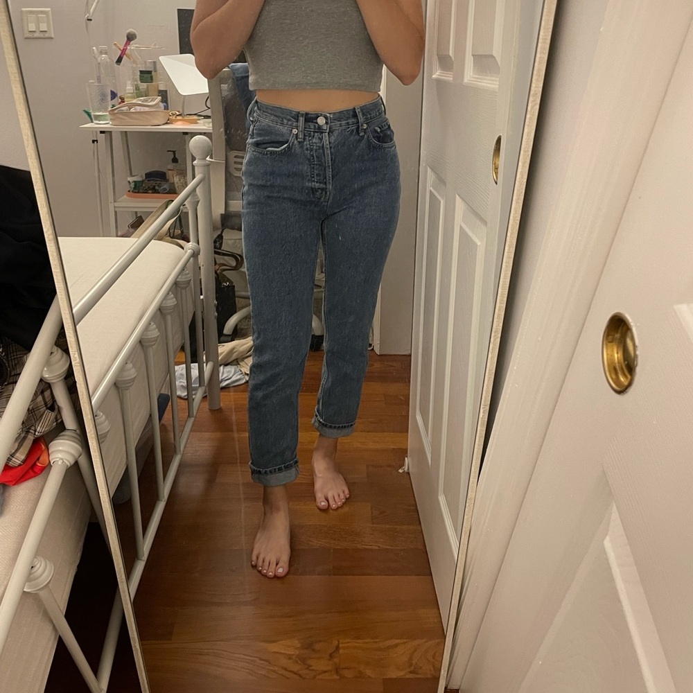 Everlane size 24 crop straight leg jeans